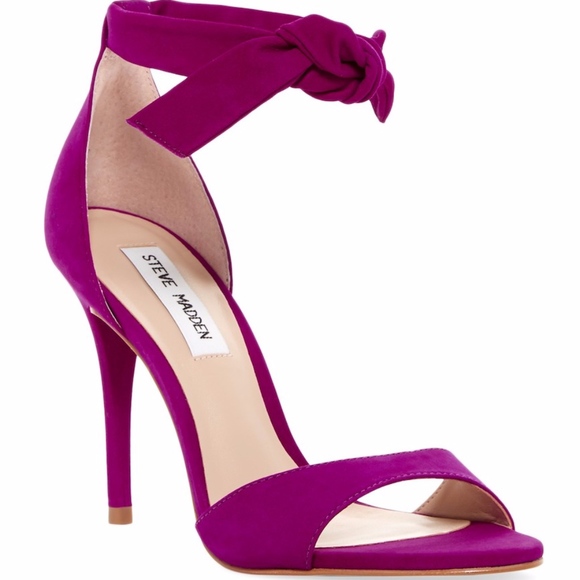 Steve Madden Shoes - Steve Madden Bowwtye Purple Heels Sandal